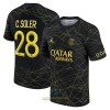 Maglia ufficiale Paris Saint Germain C. SOLER 28 4th Jordan 2022-23 per Uomo